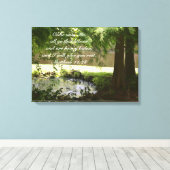 Kom naar me toe! canvas afdruk (Insitu (Houten vloer))