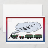 Kom naar mijn Birthday Party Kaart (Voorkant / Achterkant)