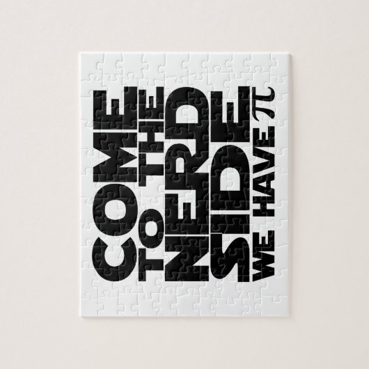Kom naar Nerd, we hebben Pi. Legpuzzel (Verticaal)