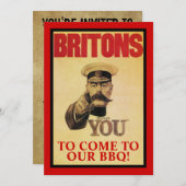 Kom naar onze BBQ! Kaart (Voorkant / Achterkant)