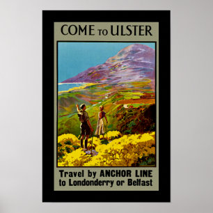 Kom naar Ulster Poster