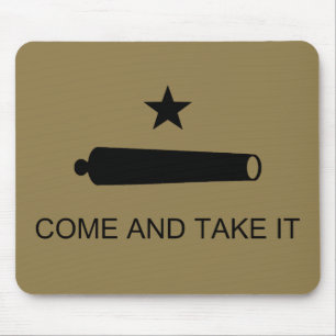 Kom & Neem het! Texas State slagvlag Muismat