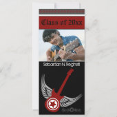 Kom op! Aankondiging Afstuderen heupen (rood) (Voorkant)