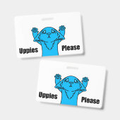 Kom op! badge (Voor- en achterkant)