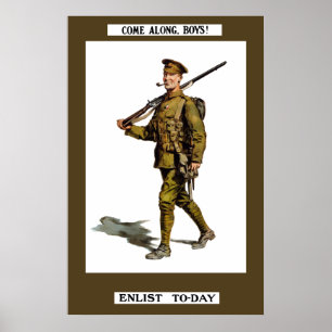 Kom op, Boys. Aanbieden tot dag Poster