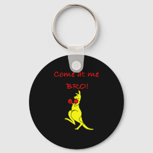 Kom op bro kangoeroe boksen novelty cadeau sleutelhanger
