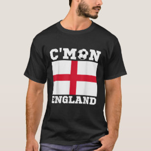 Kom op Engeland Fan Football 2021 Soccer England S T-shirt