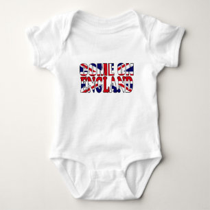 Kom op Engeland Vlag EU-baby-shirt Romper