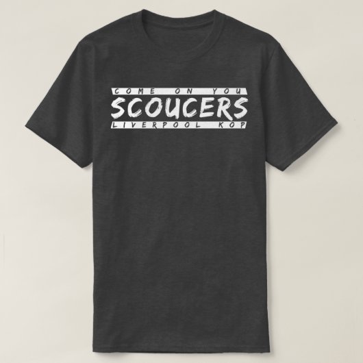 KOM OP JE SCOUSERS T-SHIRT (Design voorkant)