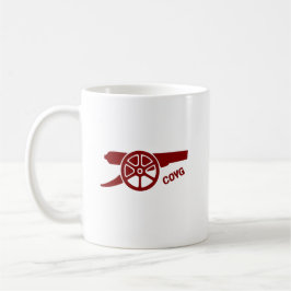 Kom op jullie Gunners COYG Koffiemok