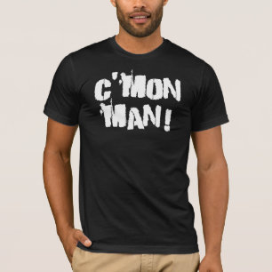 Kom op, Man. Wit T-shirt