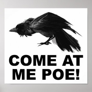 Kom op me af Poe Grappige Poster