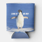 Kom op me Bro Meme Penguin Blikjeskoeler (Voorkant)