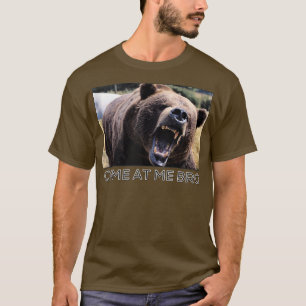 Kom op mij Bro Funny Beer Gym en Feest Design Fig T-shirt