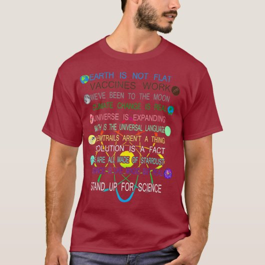 Kom op voor Science Cool Pro Science Graphic T-shirt (Voorkant)
