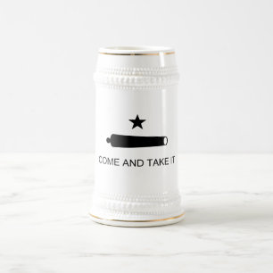 Kom & Pak het! Texas State slagvlag Bierpul