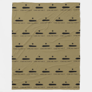 Kom & Pak het! Texas State slagvlag Fleece Deken