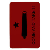 Kom & Pak het! Texas State slagvlag Magneet (Verticaal)