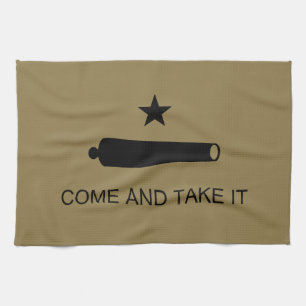 Kom & Pak het! Texas State slagvlag Theedoek