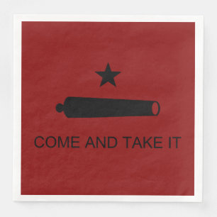 Kom & Pak 't! Texas State slagvlag Servet