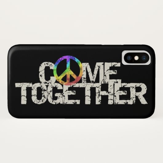 Kom samen | iPhone voor vrede en eenheid Case-Mate iPhone Case (Achterkant (horizontaal))