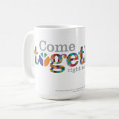 Kom samen, nu over vrede. > 15 oz. koffiemok (Voorkant links)