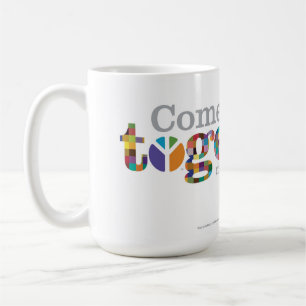 Kom samen, nu over vrede. > 15 oz. koffiemok