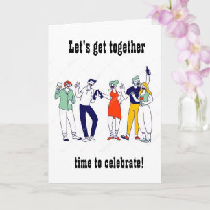 KOM SAMEN OM UW *60ste* VERJAARDAG TE VIEREN Kaart