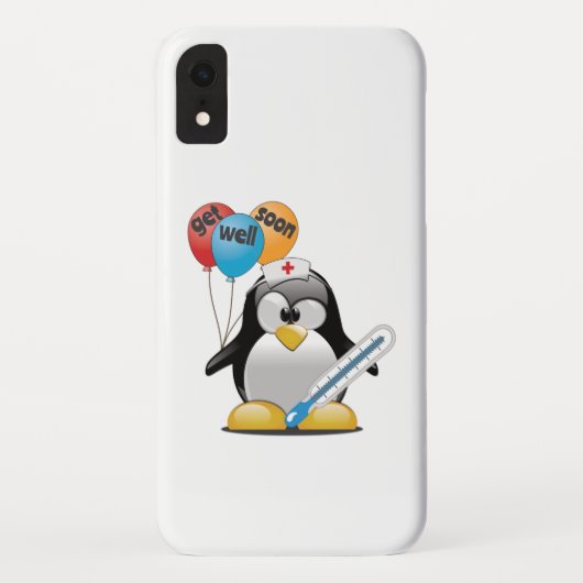 Kom snel goed. Penguin Nurse. Case-Mate iPhone Case (Achterkant)