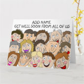 Kom snel van ons allemaal kaart (Gele Bloem)