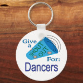 Kom uit voor dansers sleutelhanger (Voorkant)