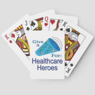 Kom uit voor de Healthcare Heroes Pokerkaarten