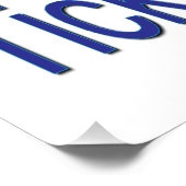 Kom uit voor Ticket Takers Perfect Poster (Hoek)