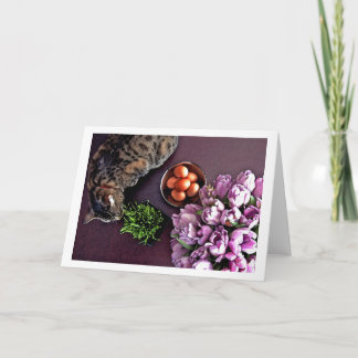 Kom van eieren. Momentopname 5 Feestdagen Kaart