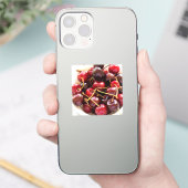 kom van kersen sticker (Telefoon)