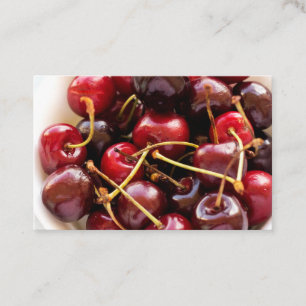 kom van kersen visitekaartje