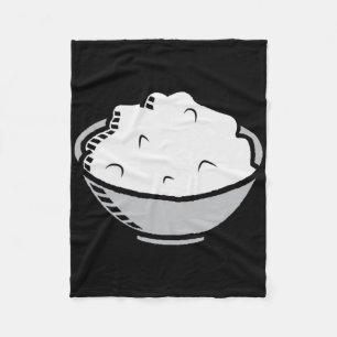 Kom van rijst Halloween kostuum Easy Aziatische ko Fleece Deken