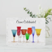 Kom vieren Uitnodiging (Staand voorkant)