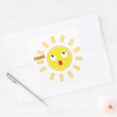 kom vierkante sticker (Envelop)