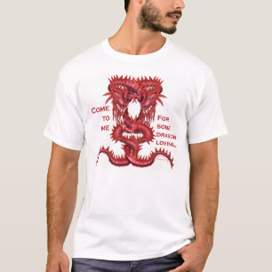 Kom voor liefhebbende Dragon T-shirt