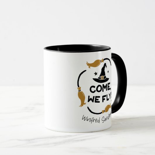 Kom we vliegen Hocus Pocus Coffee Mok (Voorkant rechts)