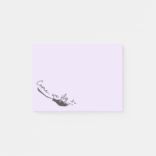 Kom, we vliegen. post-it® notes (Voorkant)