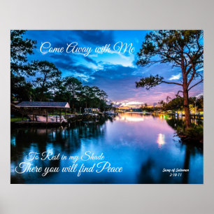 Kom weg met Serene Lake Poster