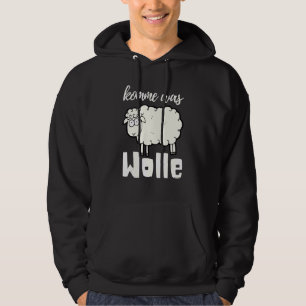 Kom: Wol Cute Sheep Wool Tube Sewing Crochet Hoodie