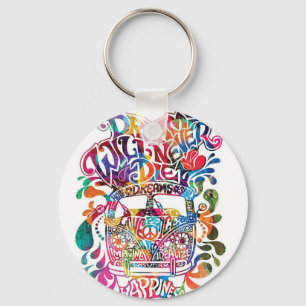 Kombi hippie sleutelhanger