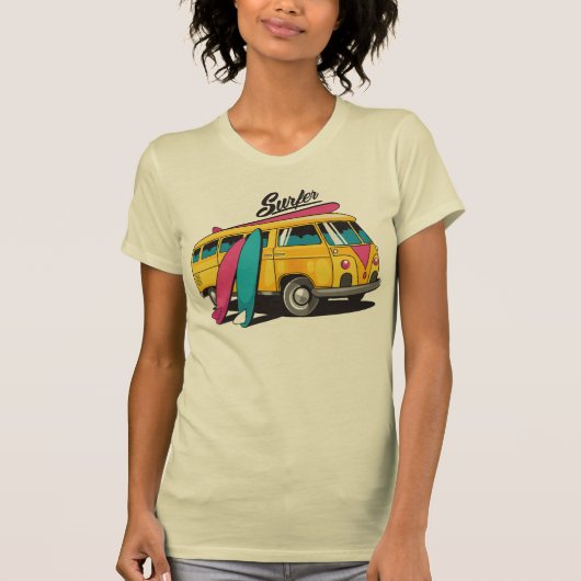 Kombi Surfer T-shirt (Voorkant)