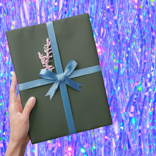 Kombu Green Solid Color Cadeaupapier