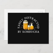 Kombucha-Drink Briefkaart (Voorkant / Achterkant)