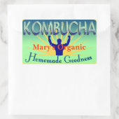Kombucha Étiquette Personnaliser vous-même (Sac)