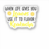KombuchaLemons-Vinyl Sticker (Voorkant)